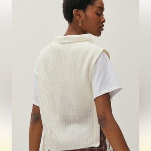 Nasty gal | O Ring Half Zip Sweater Vest